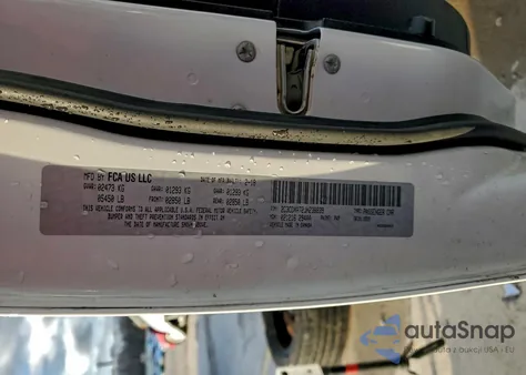 2018 Dodge Charger Police z USA, uszkodzony, nr VIN 2C3CDXAT2JH238839